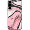 Pink Marble Ink Galaxy S22 Skin